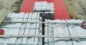 廊坊 芝麻白仿形加直形路沿石出货日常