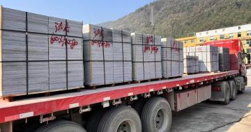 廊坊 芝麻灰地铺石出货日常