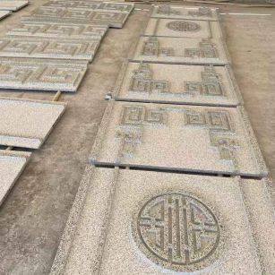 廊坊 白麻花岗岩外墙立面雕刻板