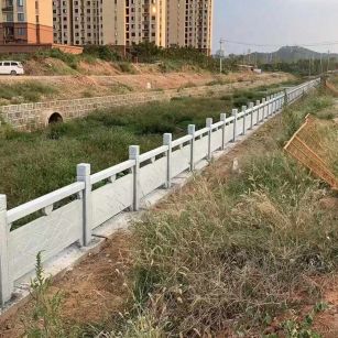 廊坊 白麻河道栏杆效果展示图