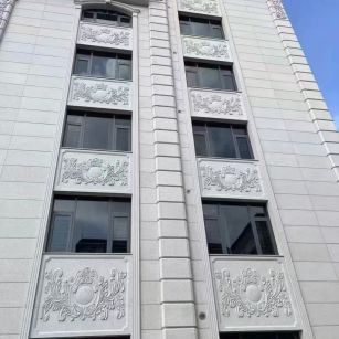 廊坊 白麻荔枝面花岗岩别墅外墙干挂