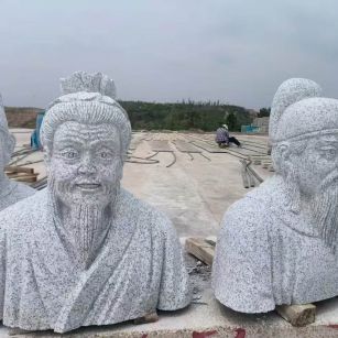 廊坊 白麻花岗岩石材人物立体雕刻