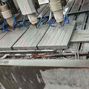 廊坊 芝麻白花岗岩荔枝面盲道雕刻