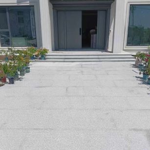 廊坊 芝麻白花岗岩地铺石地面铺装
