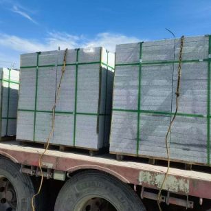 廊坊 芝麻白花岗岩地铺石装车日常