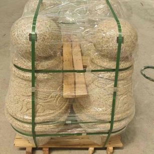 廊坊 黄金麻异形定制雕花——棒棒糖挡车柱