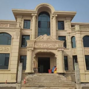 廊坊 黄金麻花岗岩别墅外墙干挂