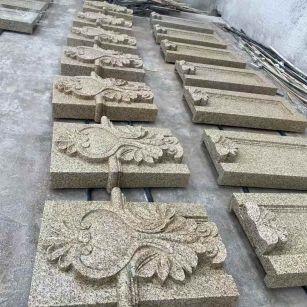 廊坊 黄金麻花岗岩别墅外墙雕刻板