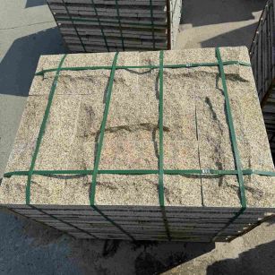 廊坊 黄金麻花岗岩石材自然面蘑菇石成品
