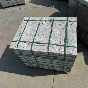 廊坊 白麻花岗岩石材自然面蘑菇石成品