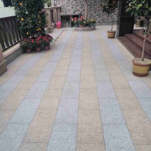 廊坊 黄金麻白麻荔枝面庭院铺装展示