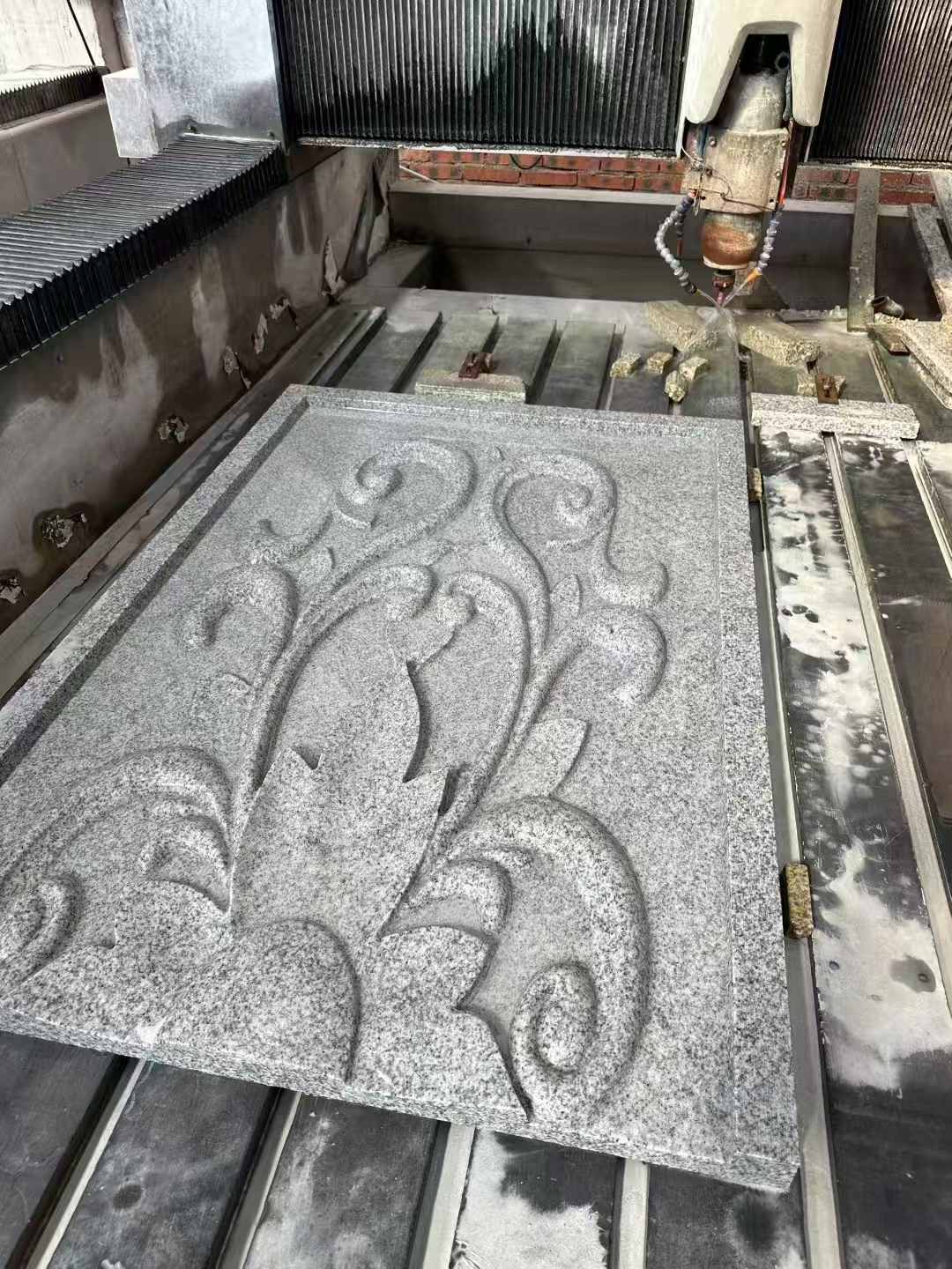 廊坊 白麻别墅干挂雕花板