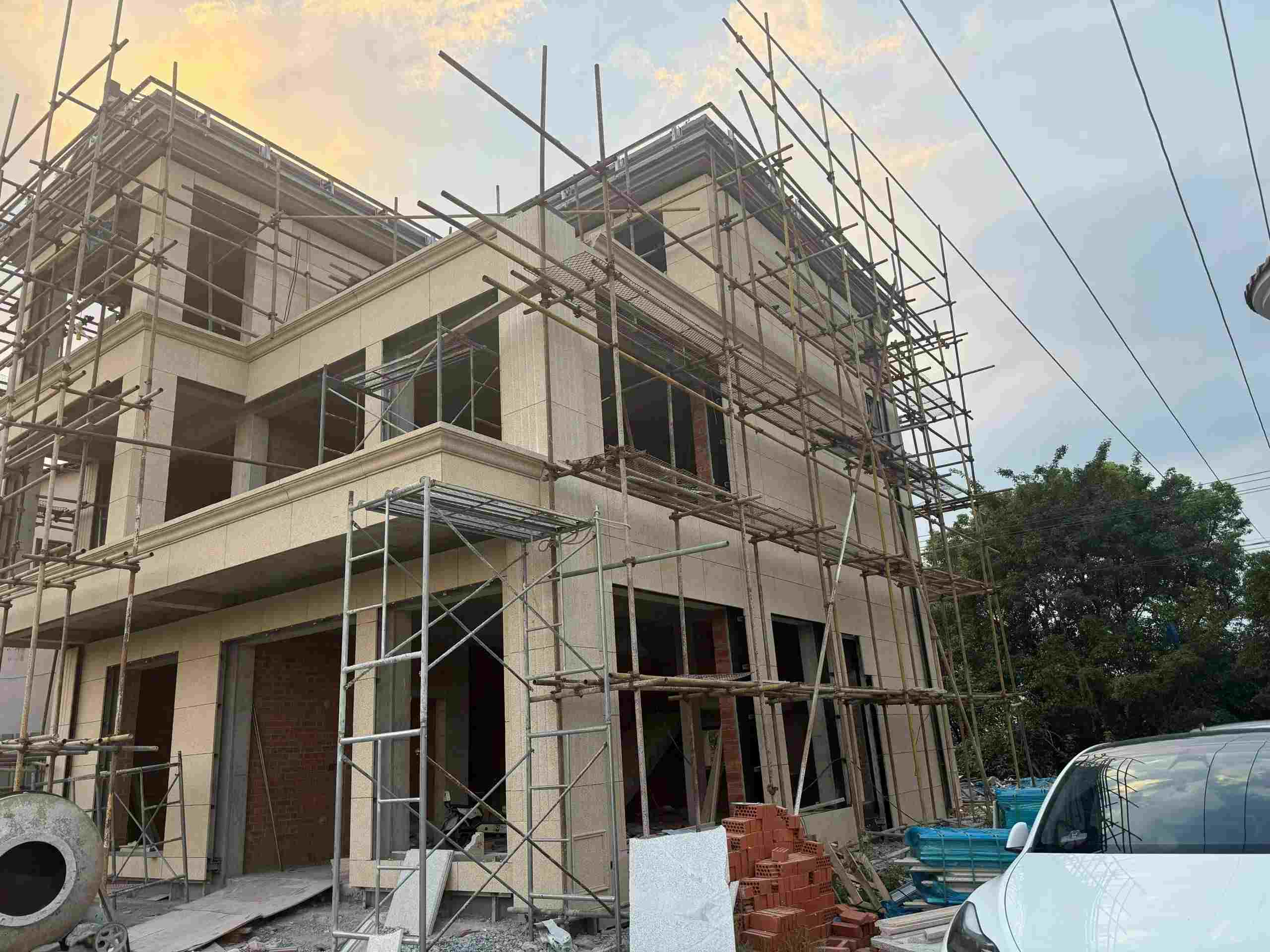 廊坊 黄金麻荔枝面花岗岩外墙干挂