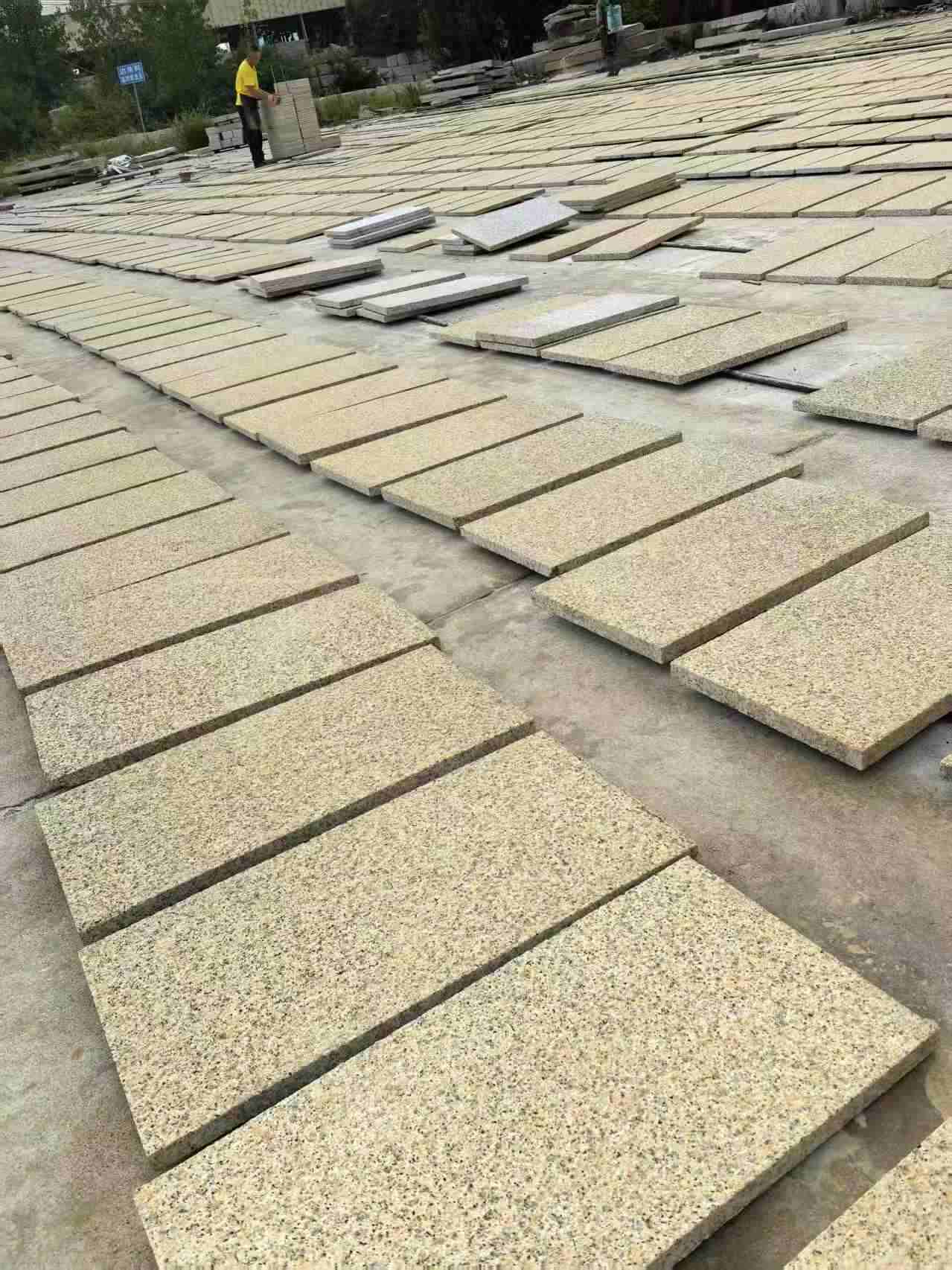 廊坊 黄金麻荔枝地铺石面排板