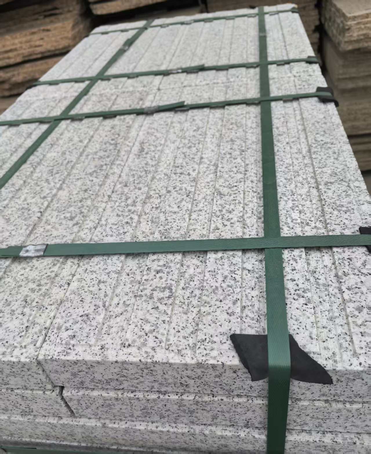 廊坊 白麻花岗岩直行盲道石，盲条，地铺石