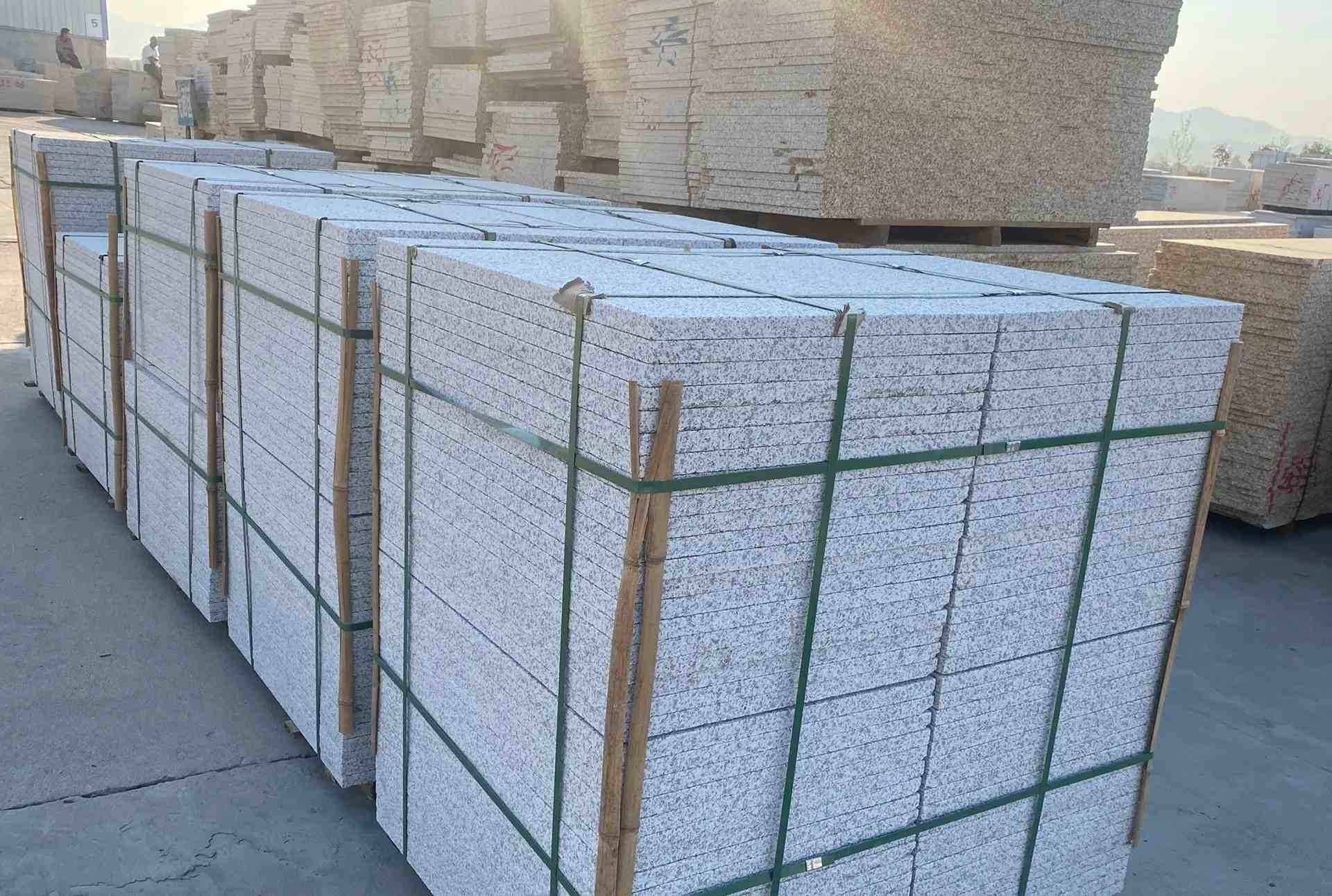 廊坊 白麻花岗岩荔枝面地铺石