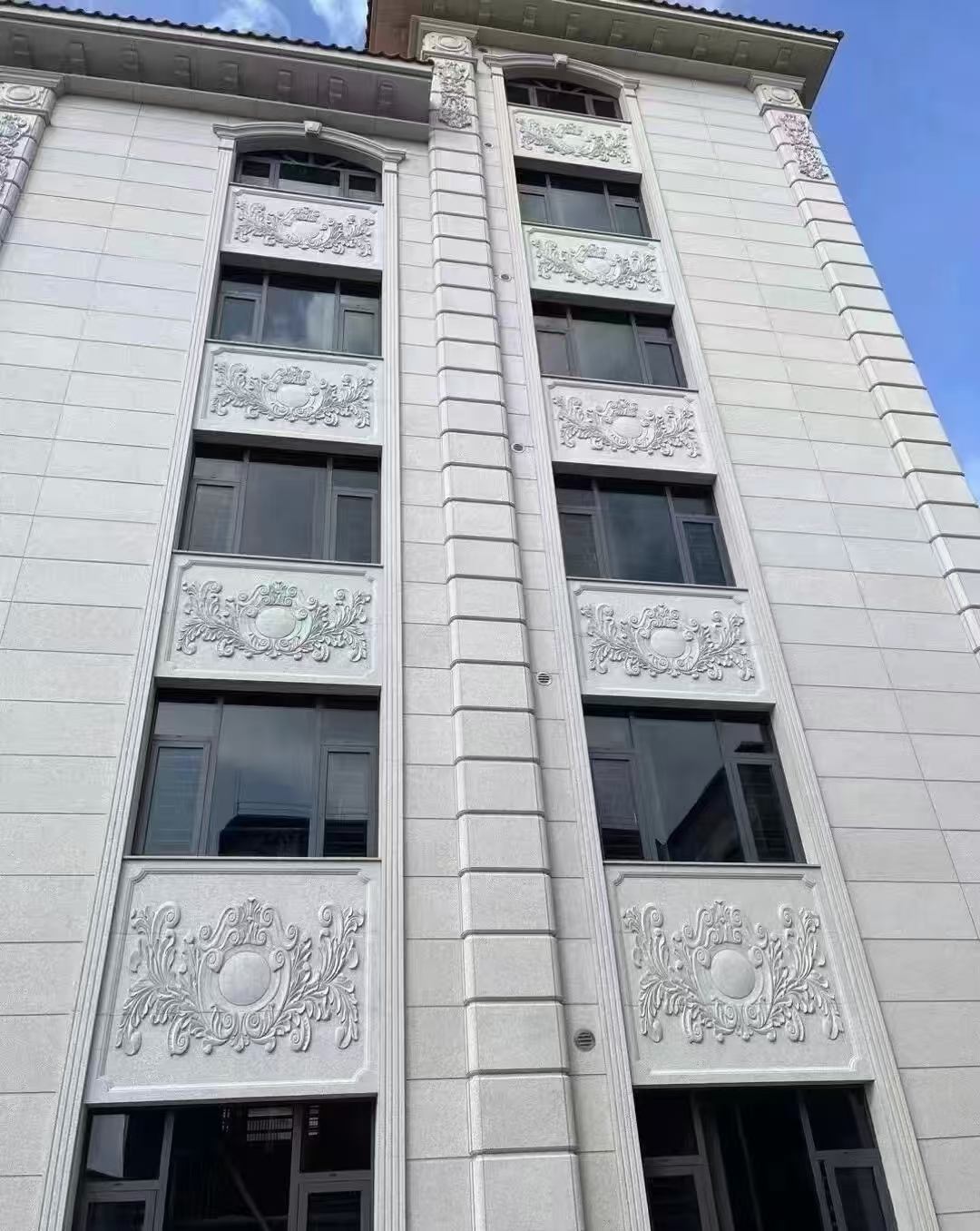 廊坊 白麻荔枝面花岗岩别墅外墙干挂