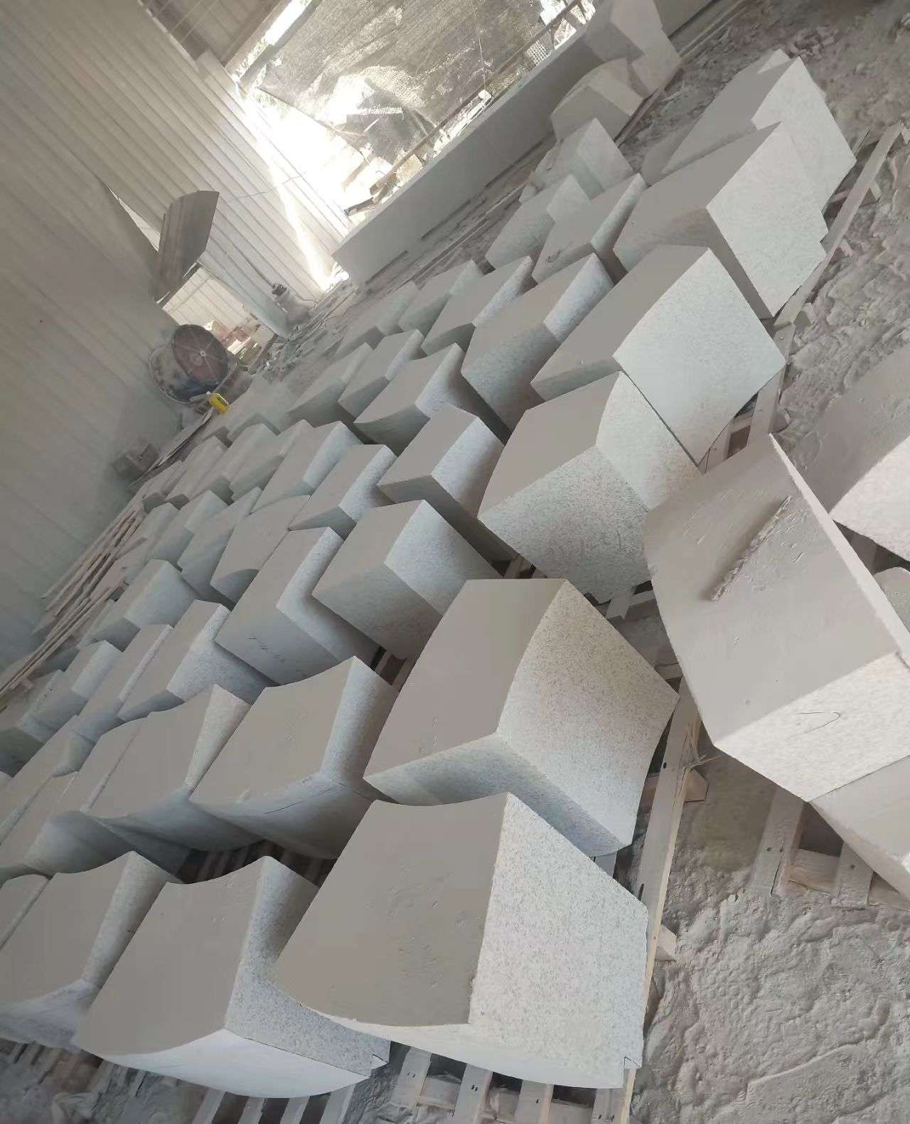 廊坊 白麻花岗岩异形坐凳